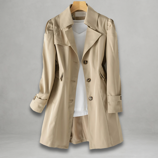 Daniela Linen Trench Coat