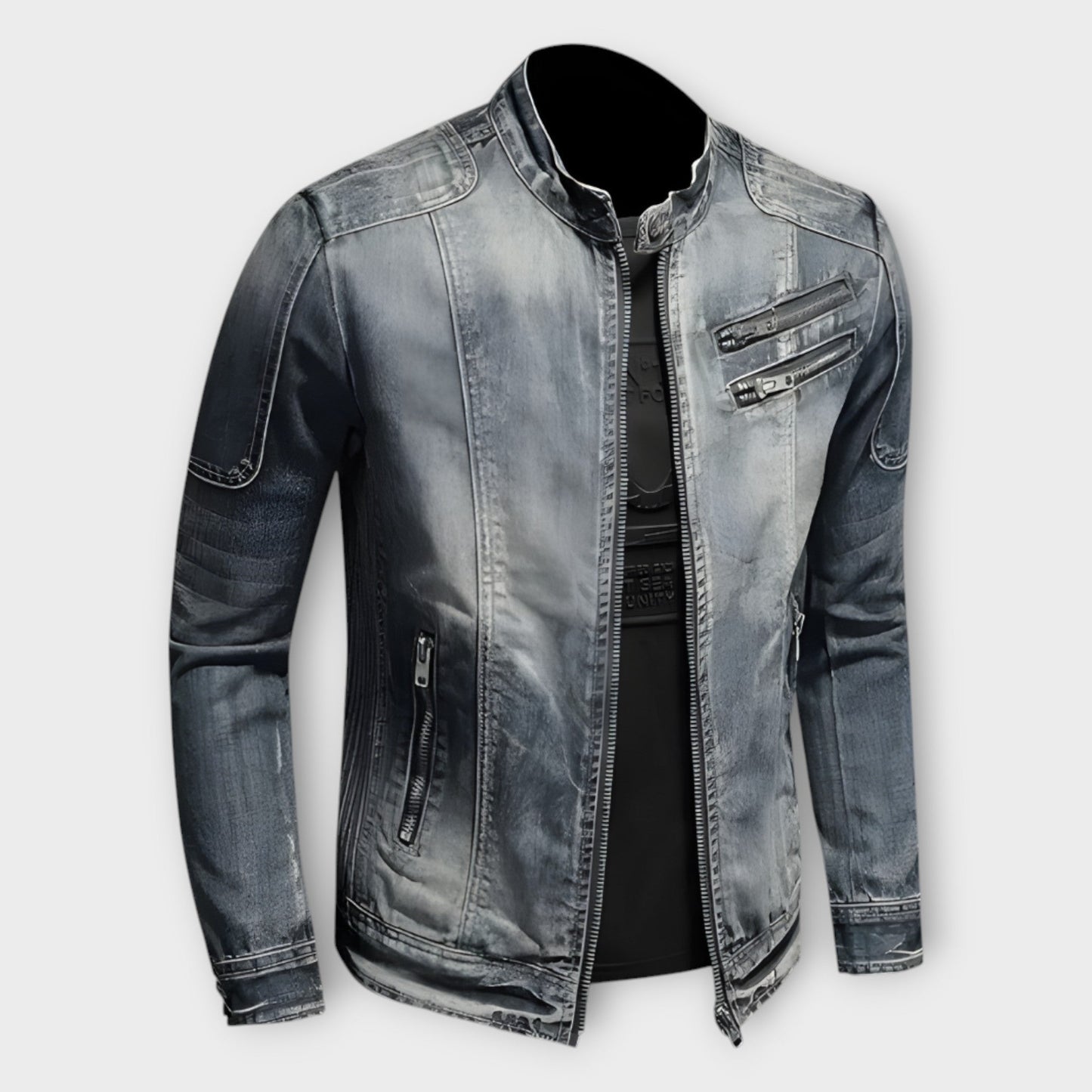Ben - Retro Jacket in 100% Denim
