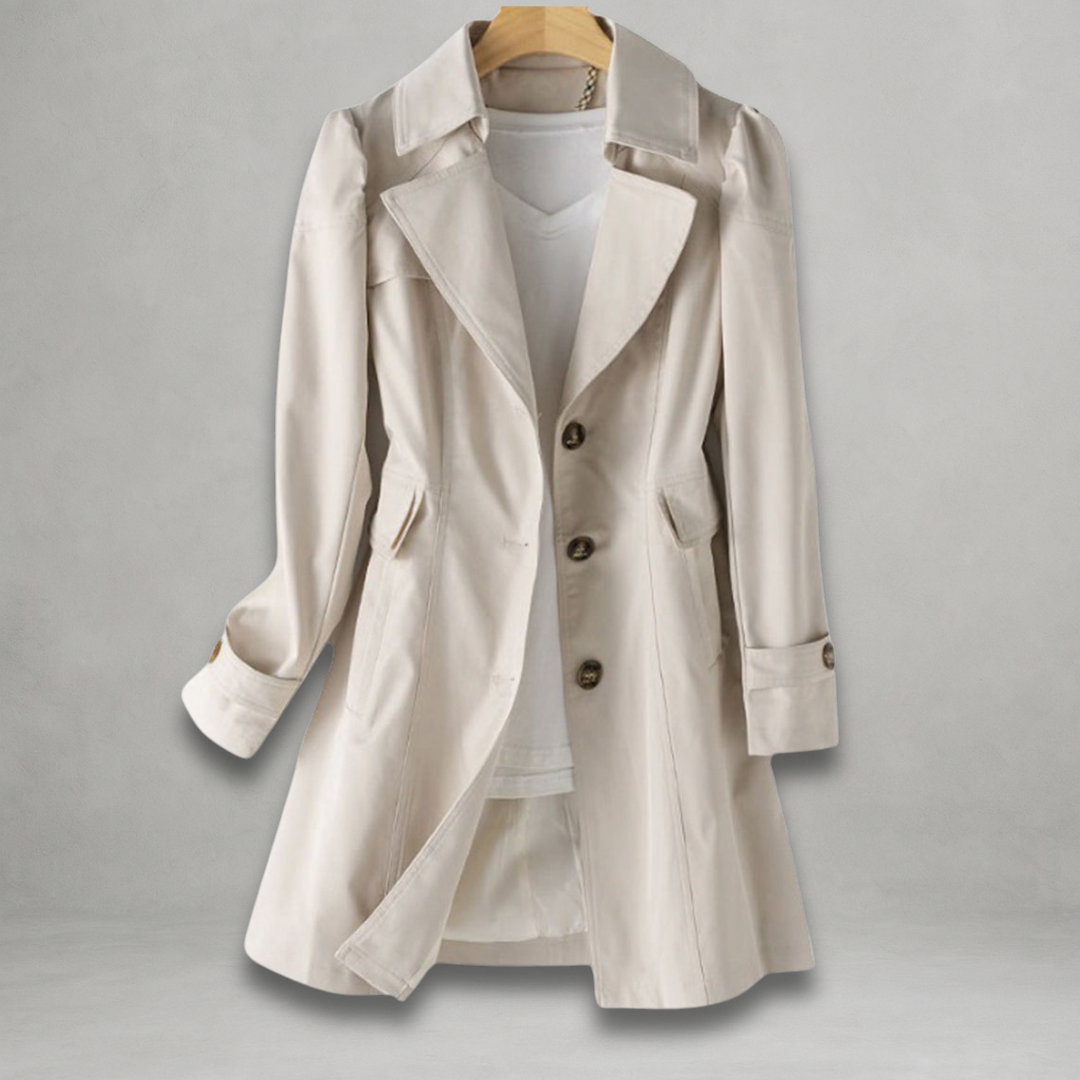 Daniela Linen Trench Coat