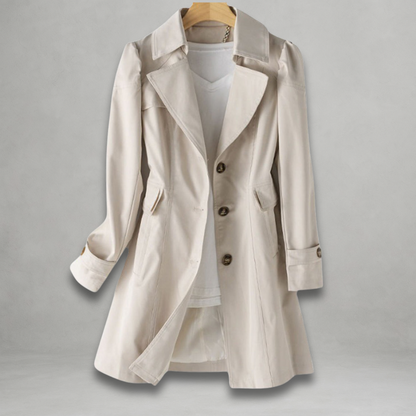 Daniela Linen Trench Coat