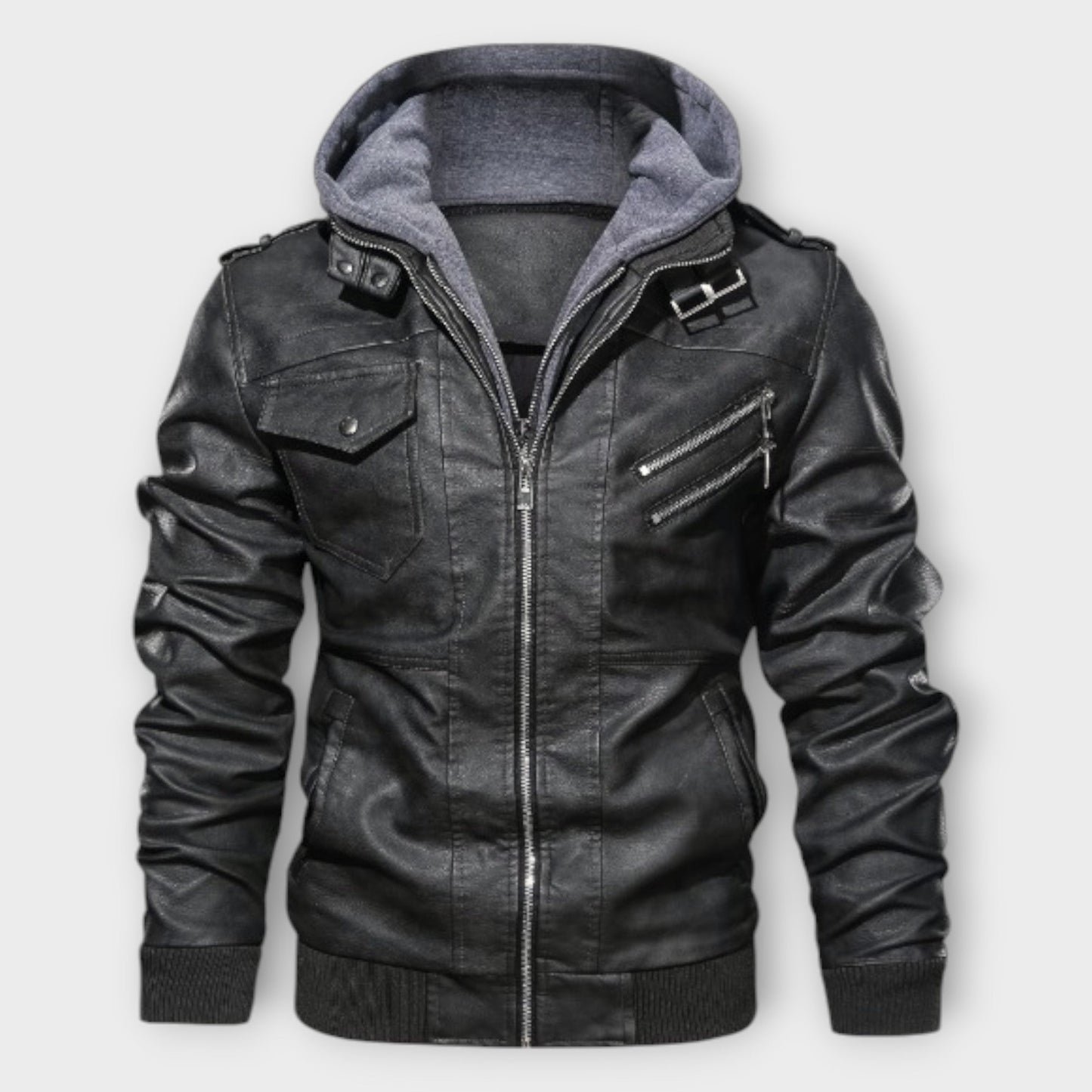 Leon Warm Leather Winter Jacket