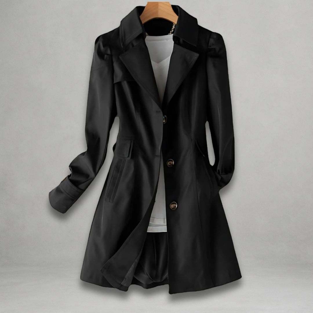 Daniela Linen Trench Coat