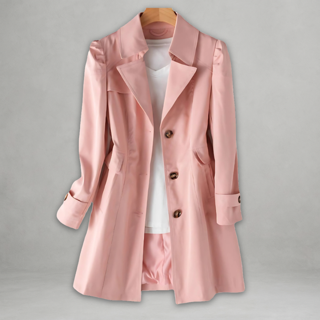 Daniela Linen Trench Coat