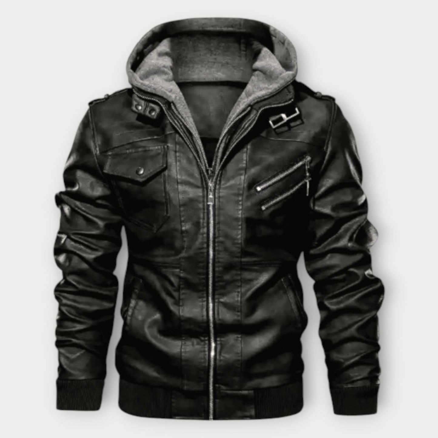 Leon Warm Leather Winter Jacket
