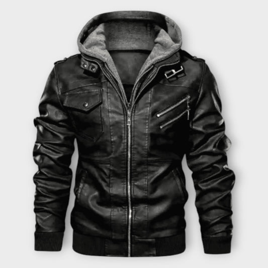 Leon Warm Leather Winter Jacket