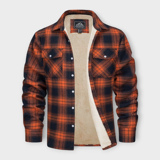 Klaus Lined Plaid Shirt Jacket