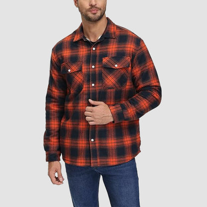 Klaus Lined Plaid Shirt Jacket