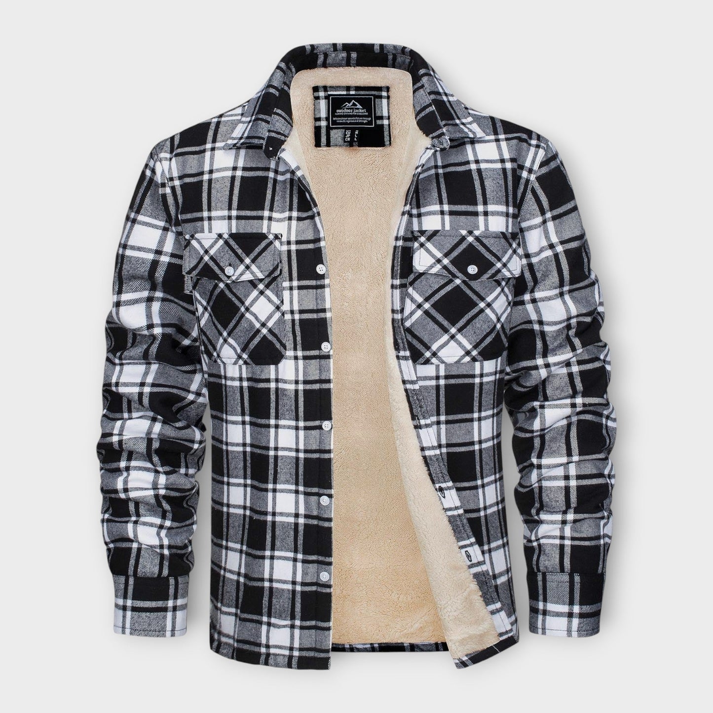 Klaus Lined Plaid Shirt Jacket