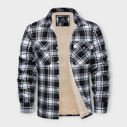 Klaus Lined Plaid Shirt Jacket