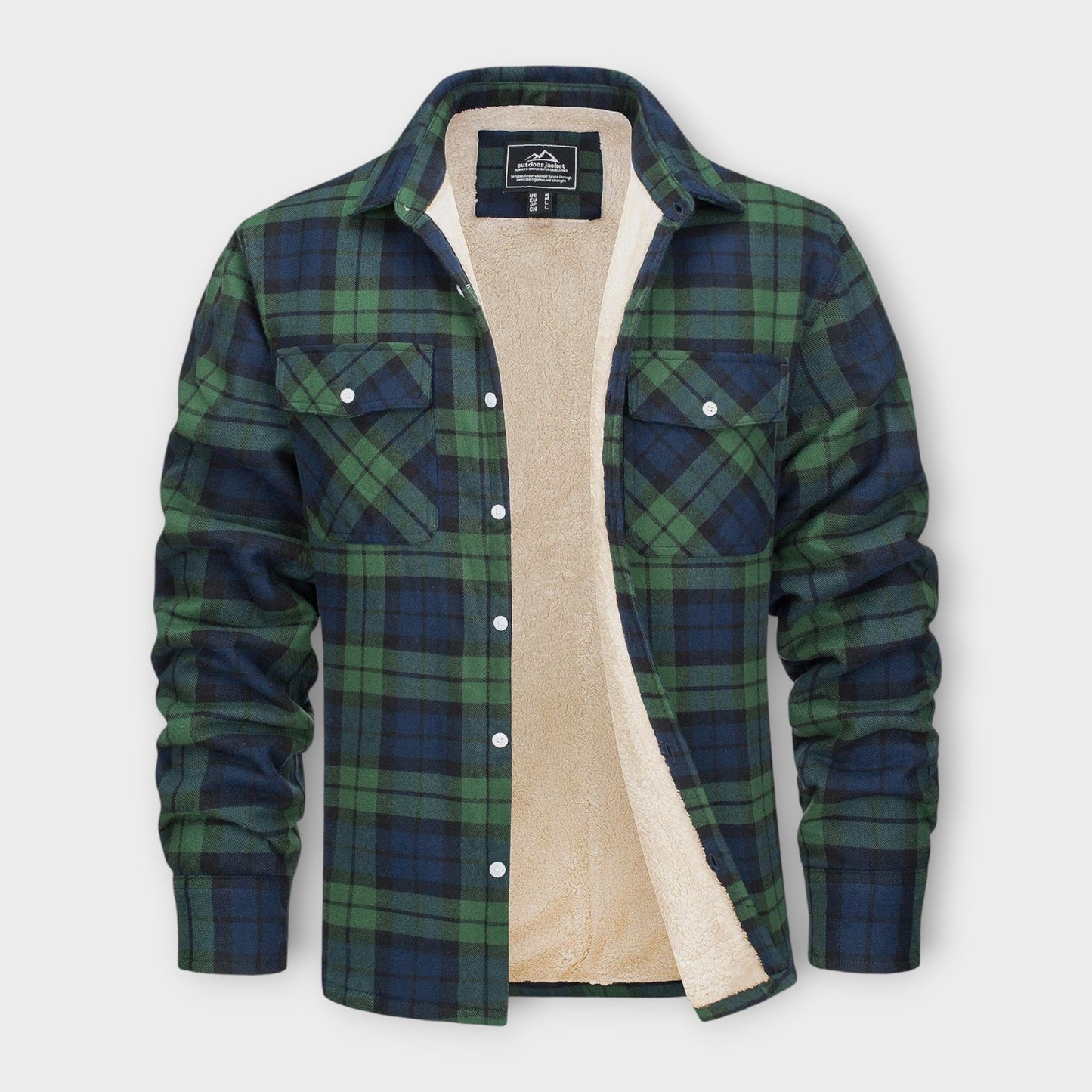 Klaus Lined Plaid Shirt Jacket