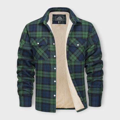 Klaus Lined Plaid Shirt Jacket
