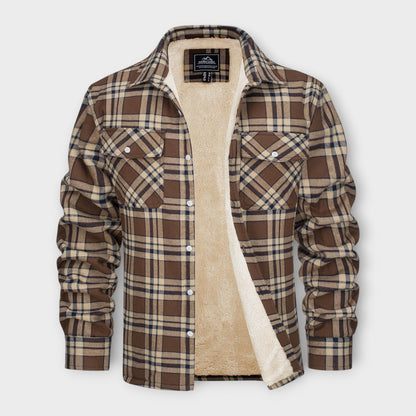 Klaus Lined Plaid Shirt Jacket
