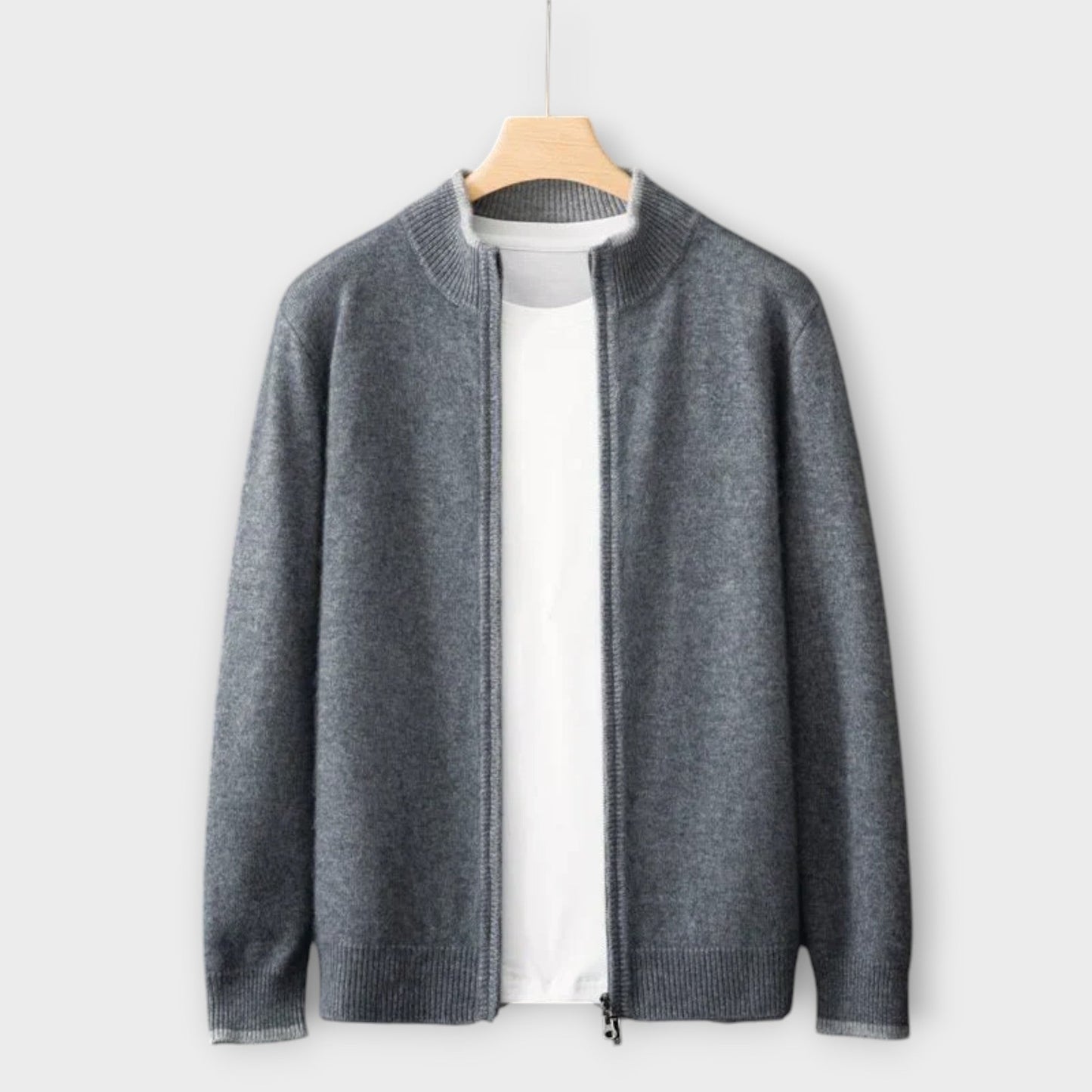 Levin Soft Cashmere Zip Jacket