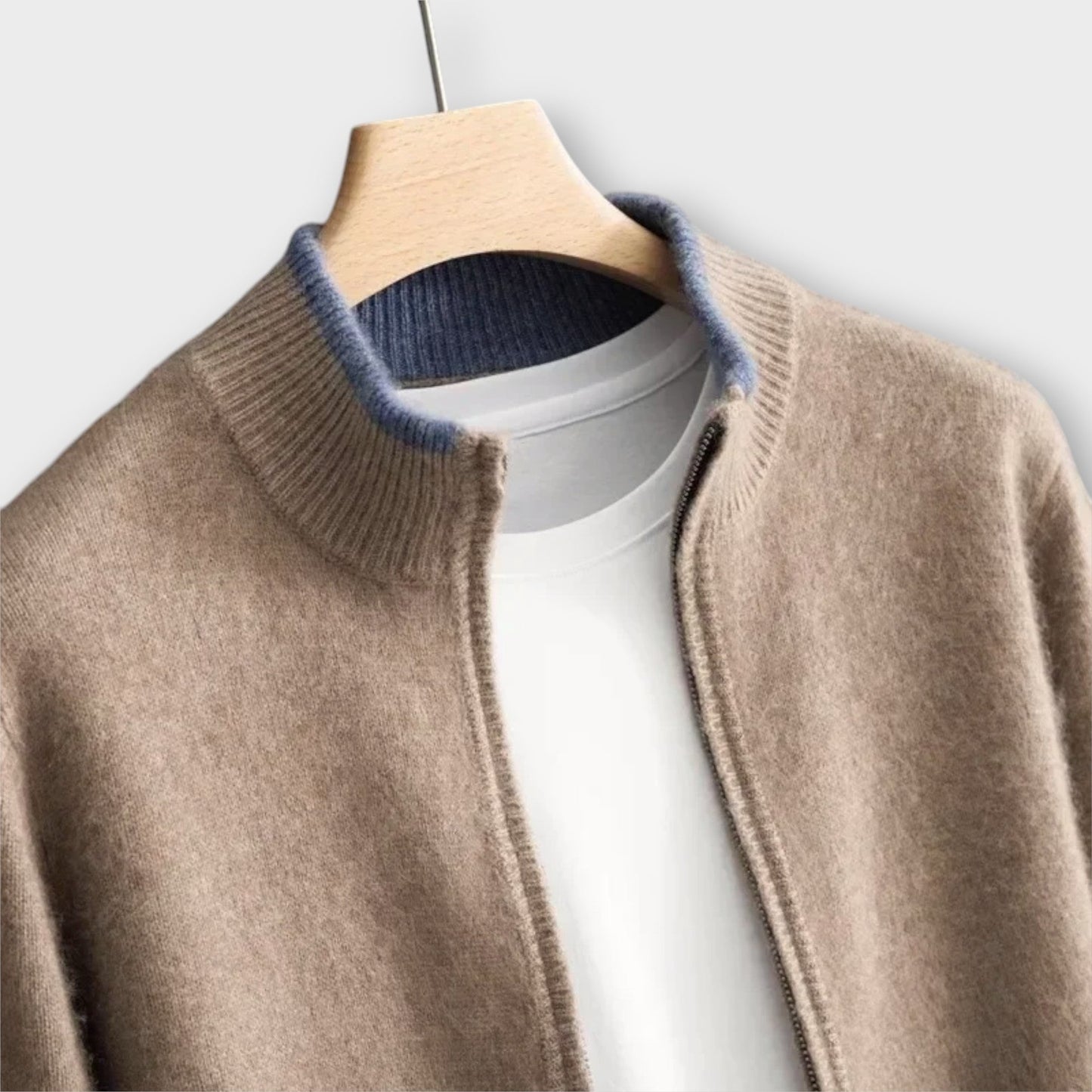 Levin Soft Cashmere Zip Jacket