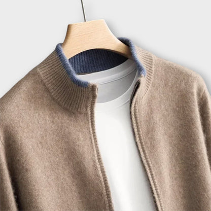 Levin Soft Cashmere Zip Jacket