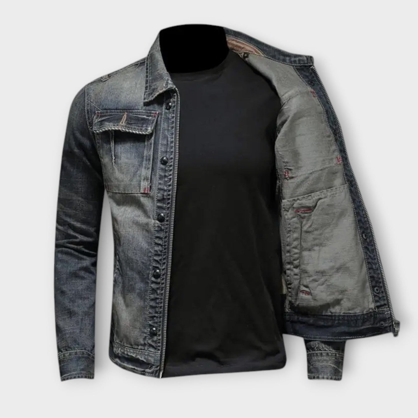 Carl 100% Denim Retro Jacket