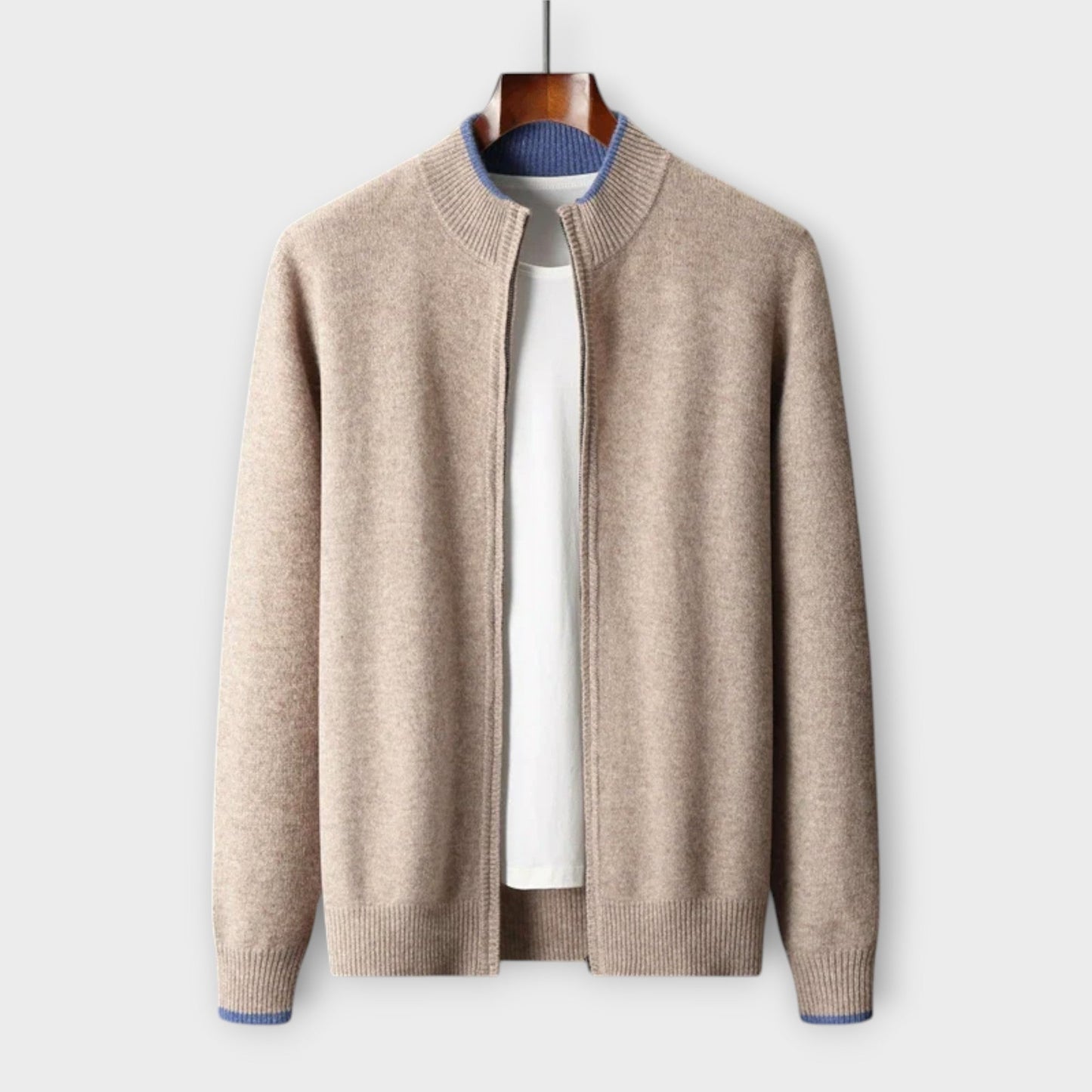 Levin Soft Cashmere Zip Jacket