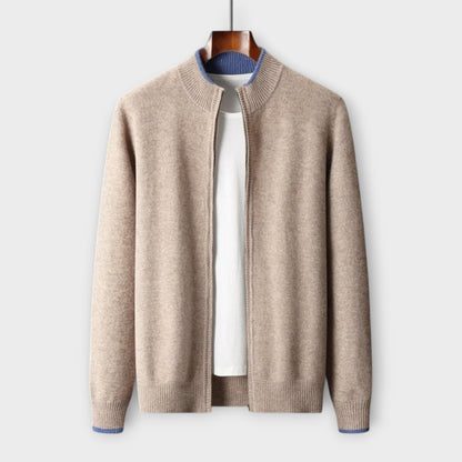 Levin Soft Cashmere Zip Jacket
