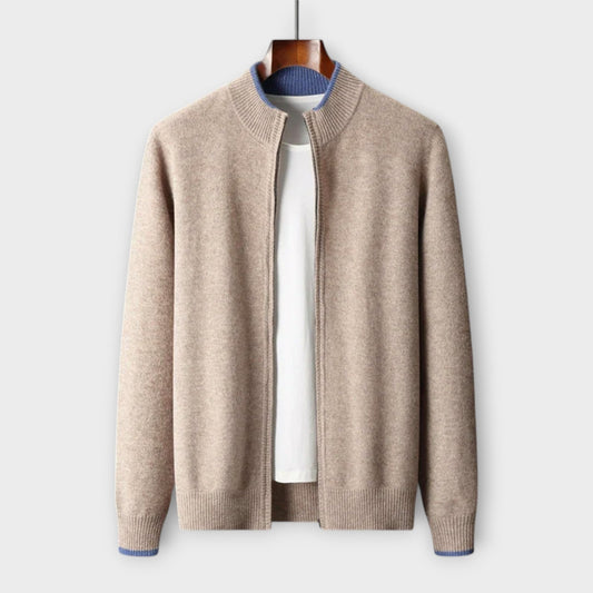 Levin Soft Cashmere Zip Jacket