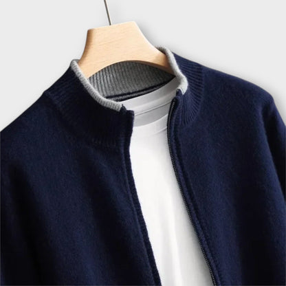 Levin Soft Cashmere Zip Jacket