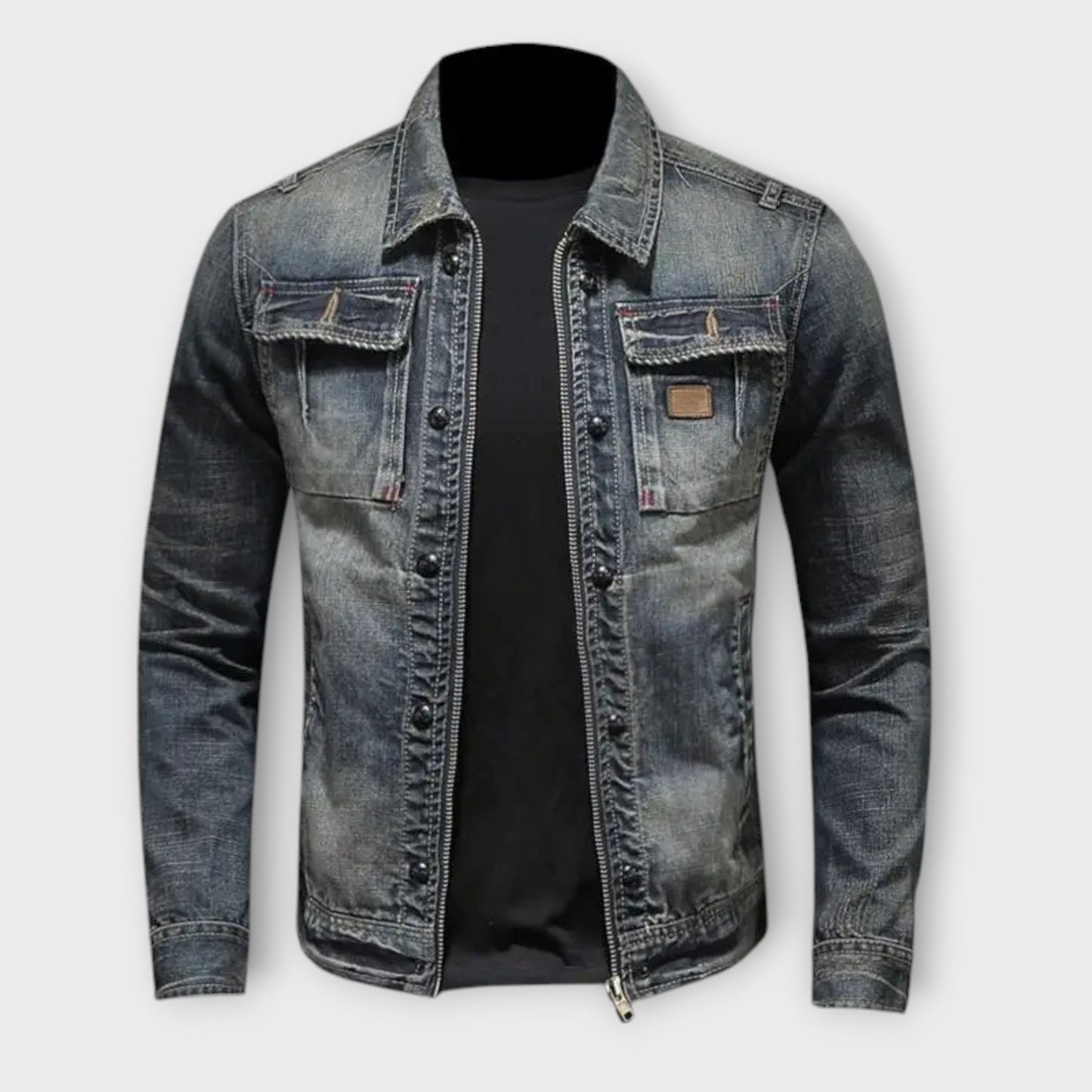 Carl 100% Denim Retro Jacket