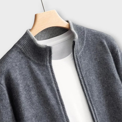 Levin Soft Cashmere Zip Jacket