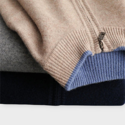 Levin Soft Cashmere Zip Jacket