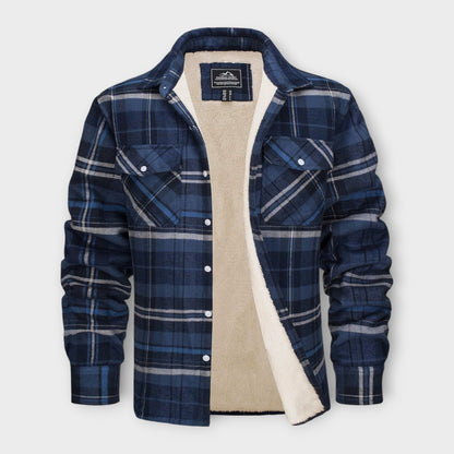 Klaus Lined Plaid Shirt Jacket