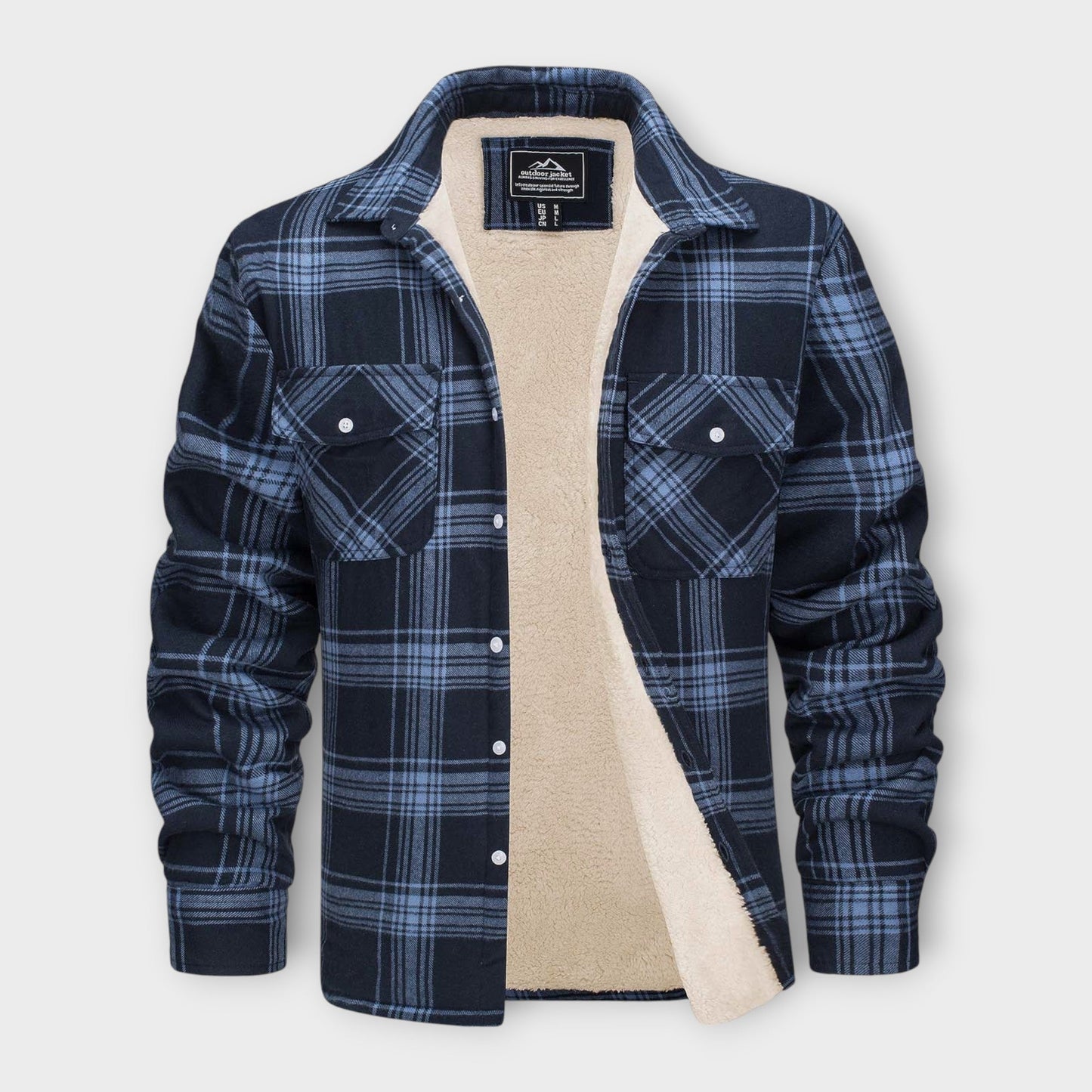 Klaus Lined Plaid Shirt Jacket