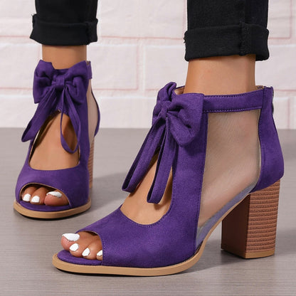 Rachele - Bow-Charmed Orthopedic Heels